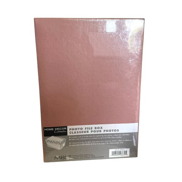 MBI Home Decor Collection Paisley Photo File Box With Index Cards & Dividers - Picture 4 of 10